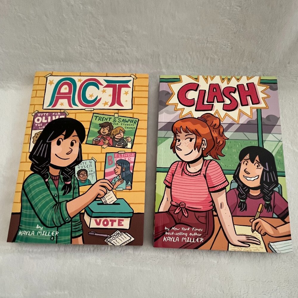 🎨📚 ACT & CLASH – Graphic Novels by Kayla Miller